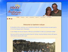 Tablet Screenshot of aasheim-rorbuer.no